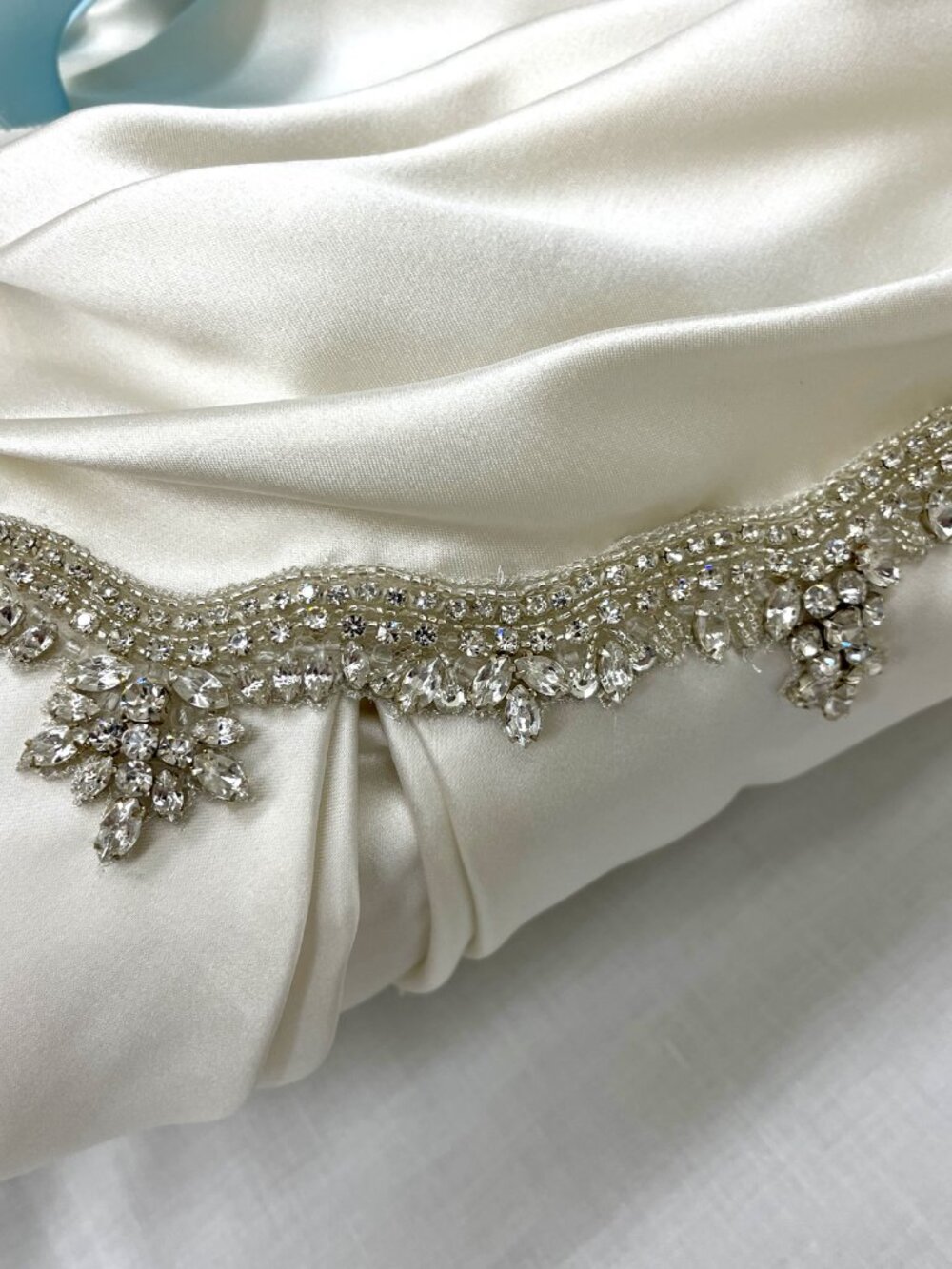 Satin Ballgown Pnina Tornai Princess Corset Wedding Gown - Picture 12 of 13